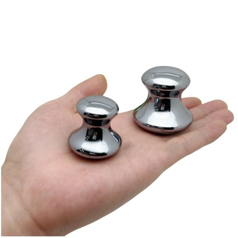 Body Muscles Treatment Handmade Natural Terahertz Gua Sha Mushroom Scraping Massage Tool for Spa Relax