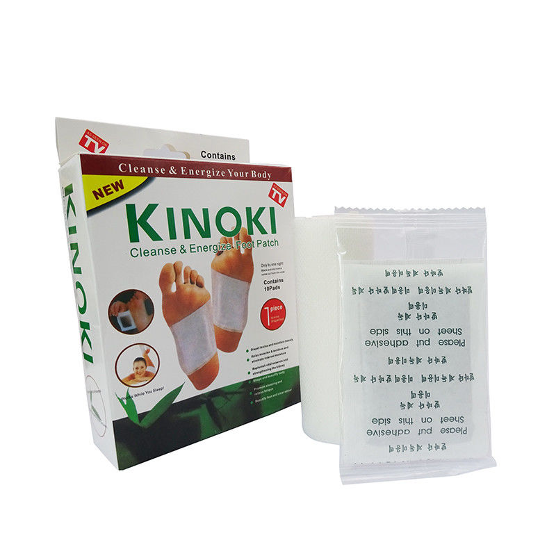 Supposed Kinoki Cleansing Detox Foot Pads 10-Pack All Natural and Organic Formula for Toxin Removal