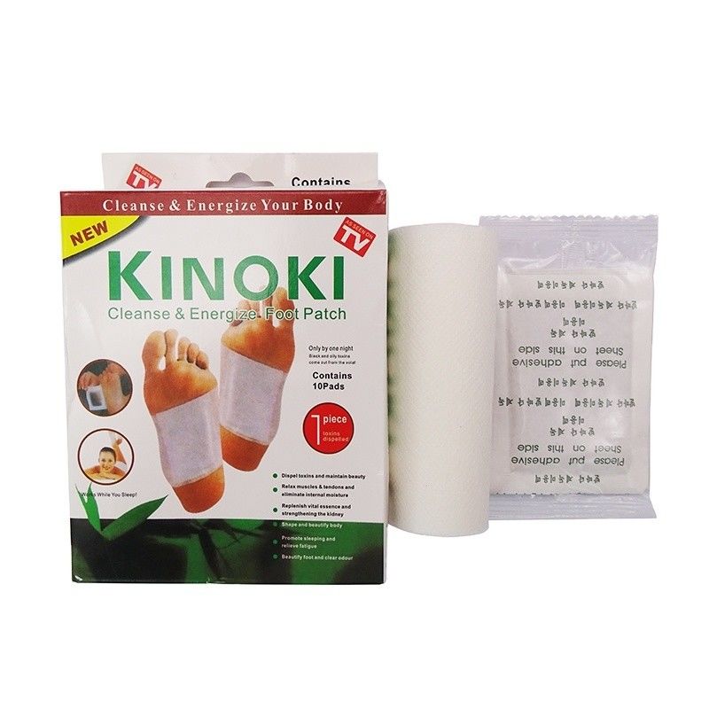 10 Pads Herbal Detox Foot Patches for Stick to the Sole of the Foot 100% Natural Herbals Stress Relief and Deep Sleep