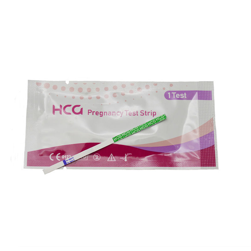 HCG Test Strip Pregnancy Accurate More Than 99% of Early Detection for Inner Strip Size 80*3mm