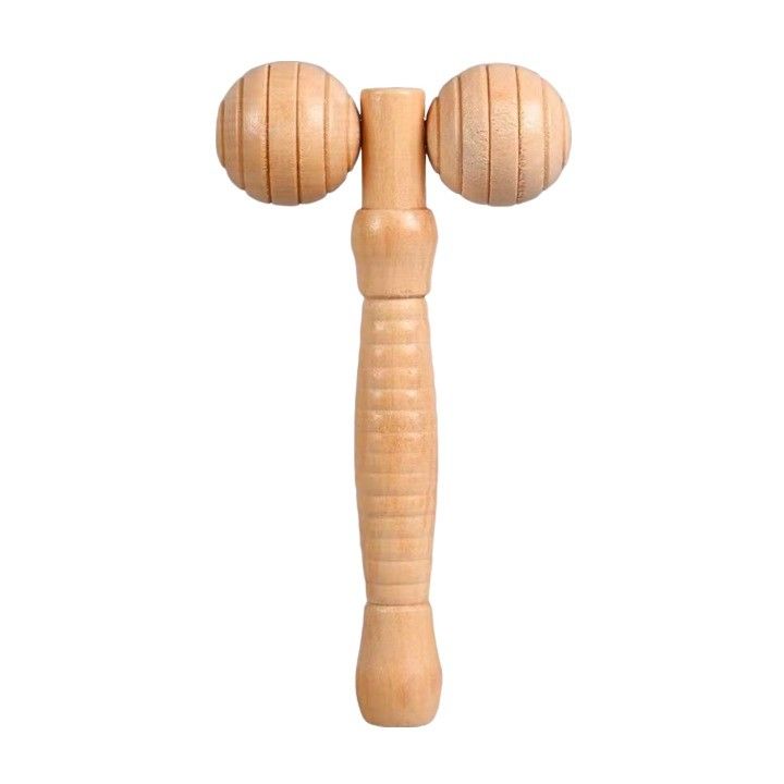 Customized Logo Availabled Massage Product Beauty Personal Care Products Wood Beauty Spa Skin Lifting 3D Face Roller Massager Stick