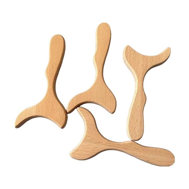 2023 OEM Beech Wood Therapy Massage Tools Set Wooden Back Massager with Customized Logo Availabled
