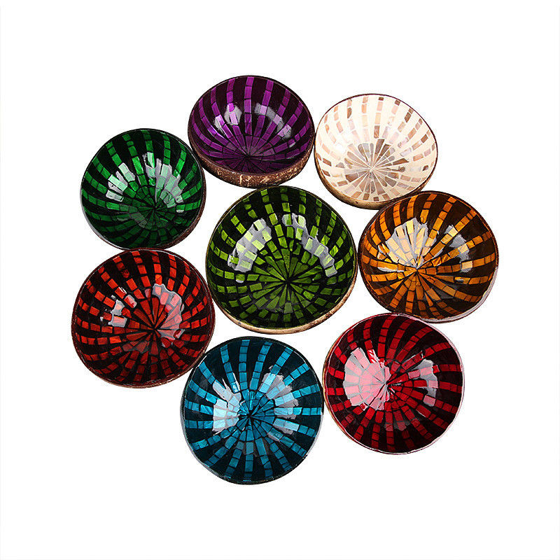 OEM/ODM Acceptable Natural Coconut Shell Bowl Design Ornament Lacquered Coconut Bowls from Regional Feature