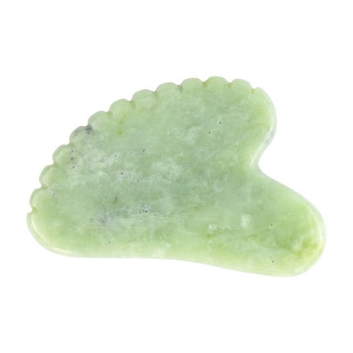 Experience the Benefits of Full-body Massage with Natural Stone Scraping Tool and Private Label Xiuyan Jade Green Guasha