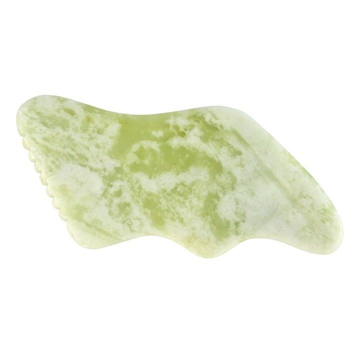 Customized Logo Trending Product Shape Natural Xiuyan Jade Gua Sha Scraping Board for Full-body Massage Tool