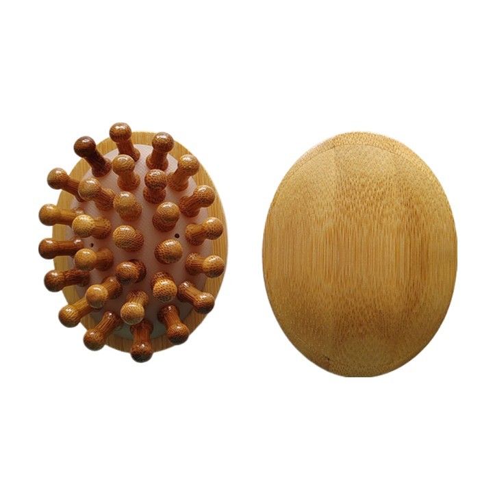 Body Muscles Brown Popular Natural Bamboo Gua Sha Scalp Massage Airbag Comb Wooden Guasha Tool Head Relax Massager Hair Health Care Beauty Brush