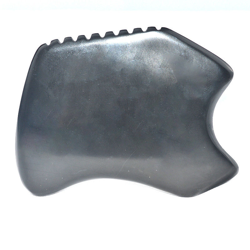 Special Shape Gua Sha Board Natural Black Bian Stone Scraping Tool for Face and Body Massage Equipment