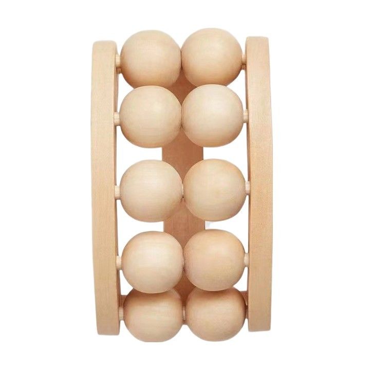 2024 Wooden Gua Sha Meridian Ball Massager Body Muscles Massage Roller for Whole Body Relaxation and Spa Selfcare