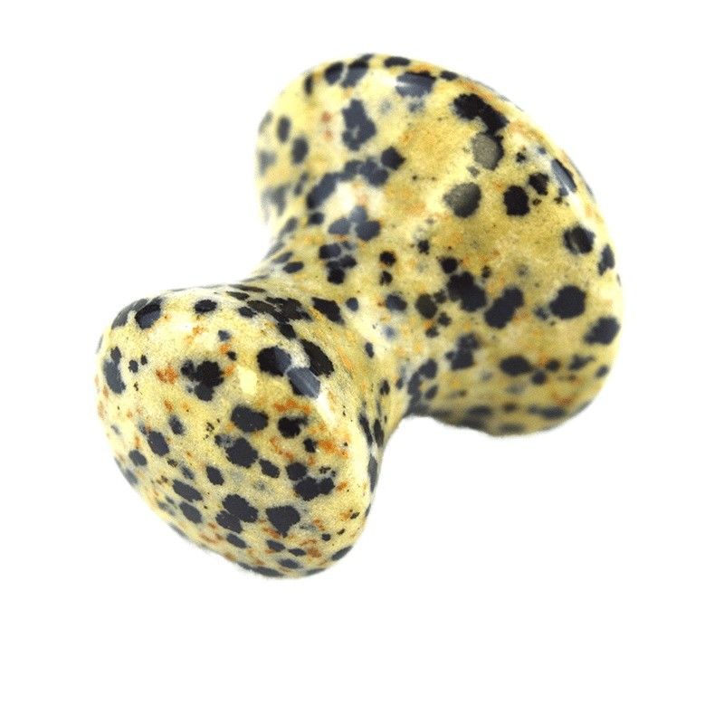 Customized Logo Availabled Natural Jade Mushroom Shape Gua Sha Massage Stone for Facial and Body Skincare Relaxation