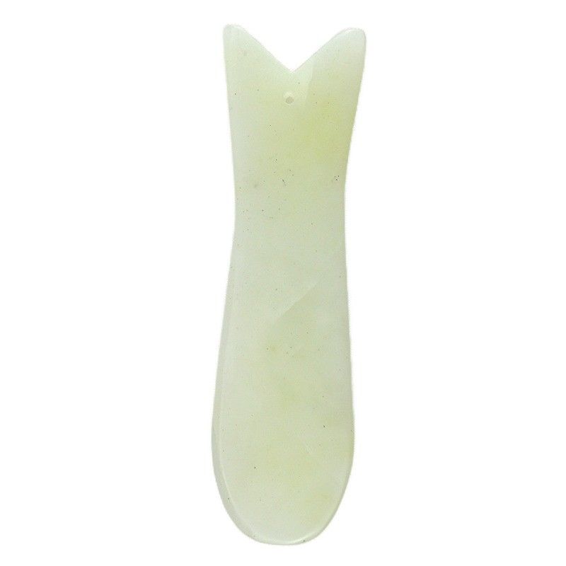 Body Massager Properties Massager Xiuyan Jade Fish Shaped Gua Sha Facial Skincare Tool Anti-aging Guasha Face Tool