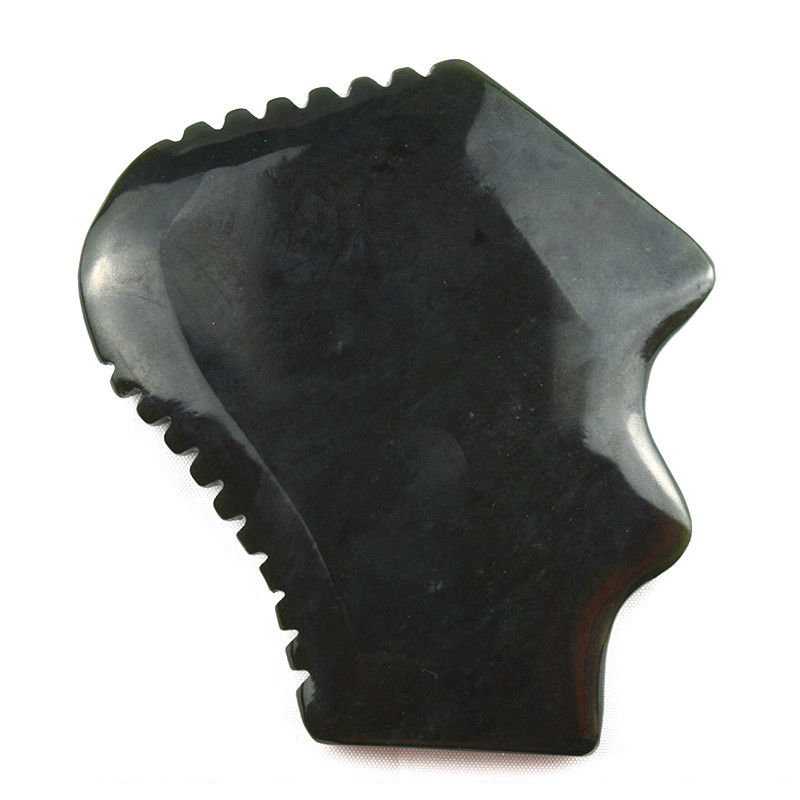 Polished Technical Nephrite Jade Guasha Tools Gua Sha Board for Improving Blood Circulation Shape