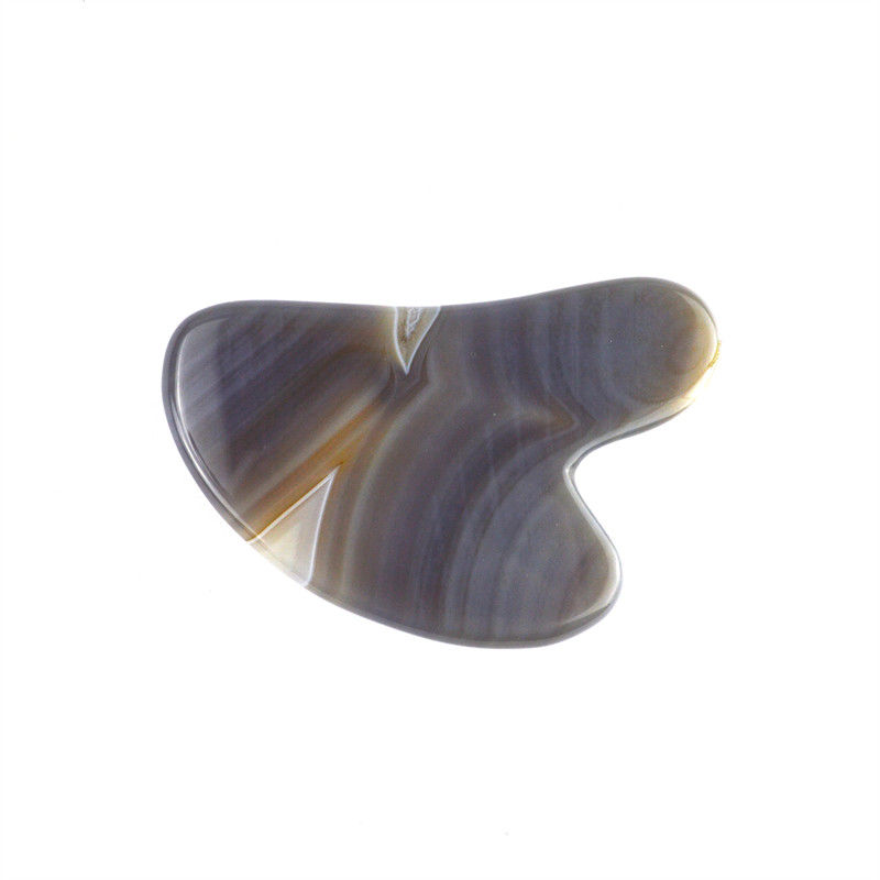 Facial Massager Heart Shape Natural Agate Gua Sha Massage Tool for Body Muscles Self Skin Care Spa Facial Lifting Beauty Salon