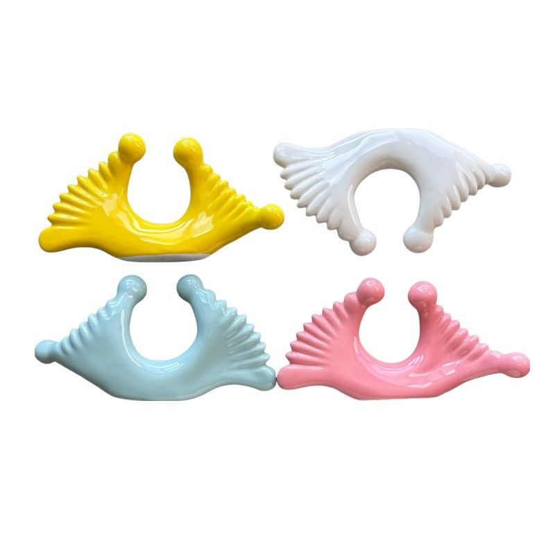 Customized Logo Availabled Ceramic Guasha Tool for Best Seller Guasha Massage Faciales Hand Withdrawals Relief After Exerciser