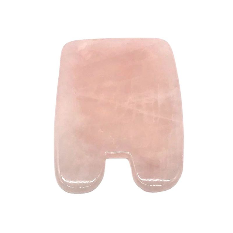 Fish Shape Rose Quartz Crystal Powder Guasha Face Gua Sha Tools for Natural Jade Health Care Cervical Massage Pain Relief