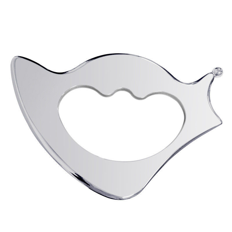 Stainless Steel Gua Sha IASTM Tool Silver Massage Tool for Deep Tissue Scraping and Release