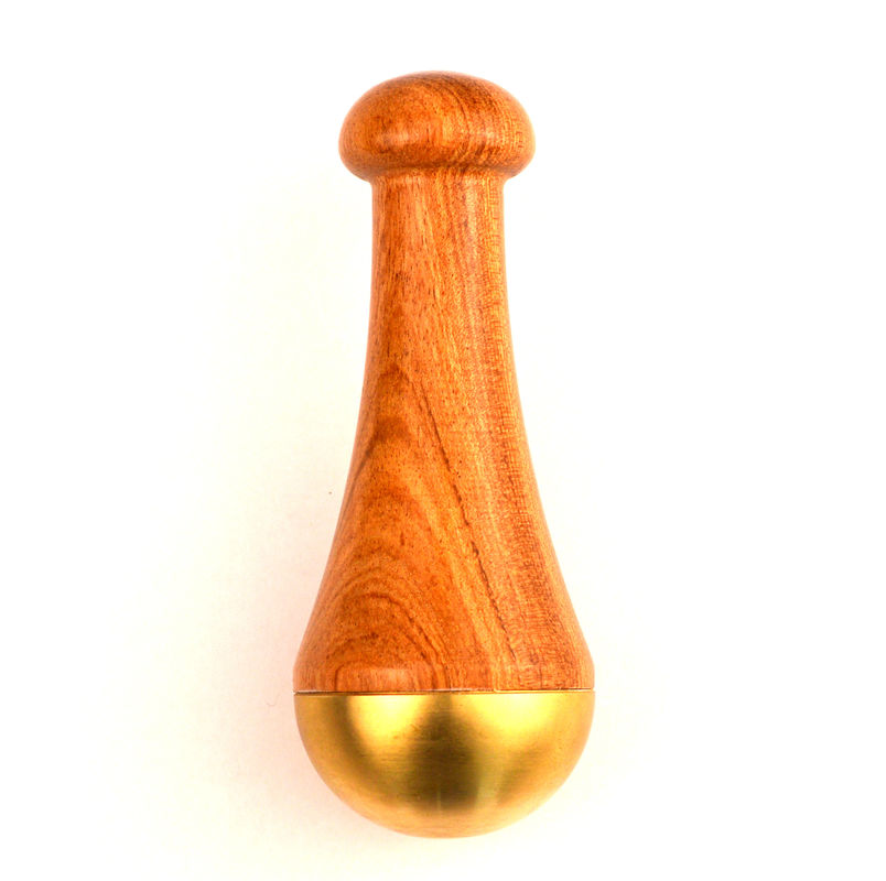 Body Massage Treatment Handheld Kansa Wands Brass Gua Sha Massage Stick with Customized Logo Availabled