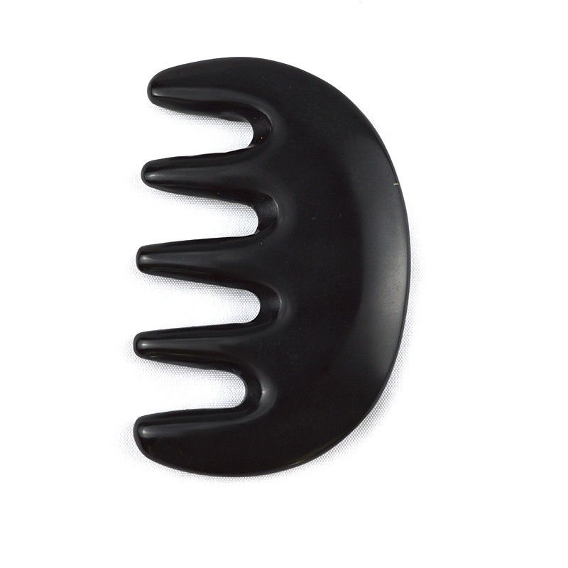 Body Massage Area 2024 Custom Bian Stone Guasha Comb Tool for Scraping Massage Gua Sha on Hair and Face