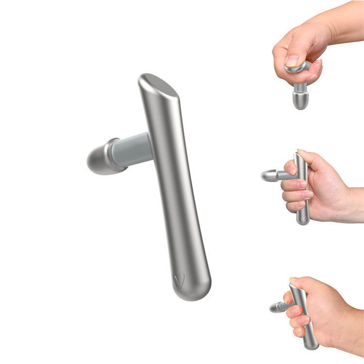 Stainless Steel T-bar Massage Tool Perfectly Targets Trigger Points Myofascial Release Therapy and Deep Tissue Motor