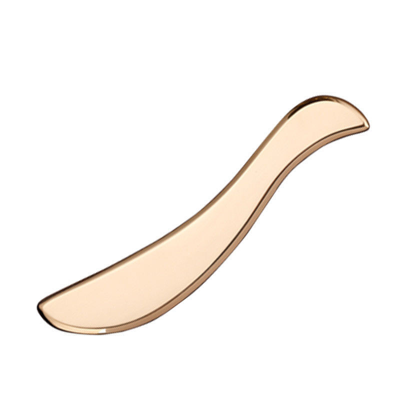 Muscle Massage Tool S-Shape Gua Sha Pure Copper Scraping Back Body Massager Guasha Board for Neck and Body Skin Care