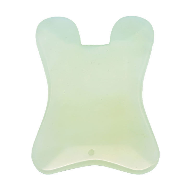 Xiuyan Jade Massage Comb Guasha Comb Guasha Scraping Scalp Comb Green Massage Tools for Massage