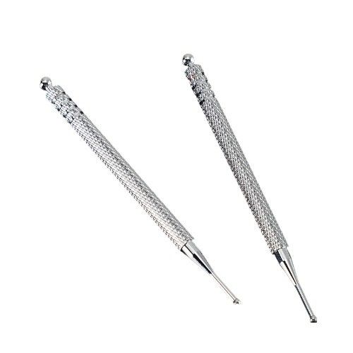 Body Massage Equipment Silver Ear Pressure Acupuncture Point Massage Probe Auricular Detection Pen Stick Ear Care Health Care