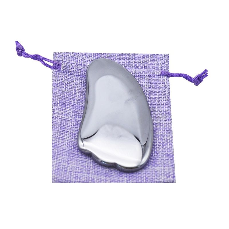 Facial Lymphatic Drainage Terahertz Gua Sha Massage Tool Smooth and Portable for Men Women
