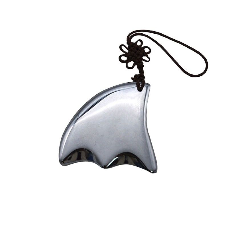 Body Healthcare Massage Function Silver Terahertz Facial Meridians Gua Sha Tool Energy Stone Acupuncture Point Massaging