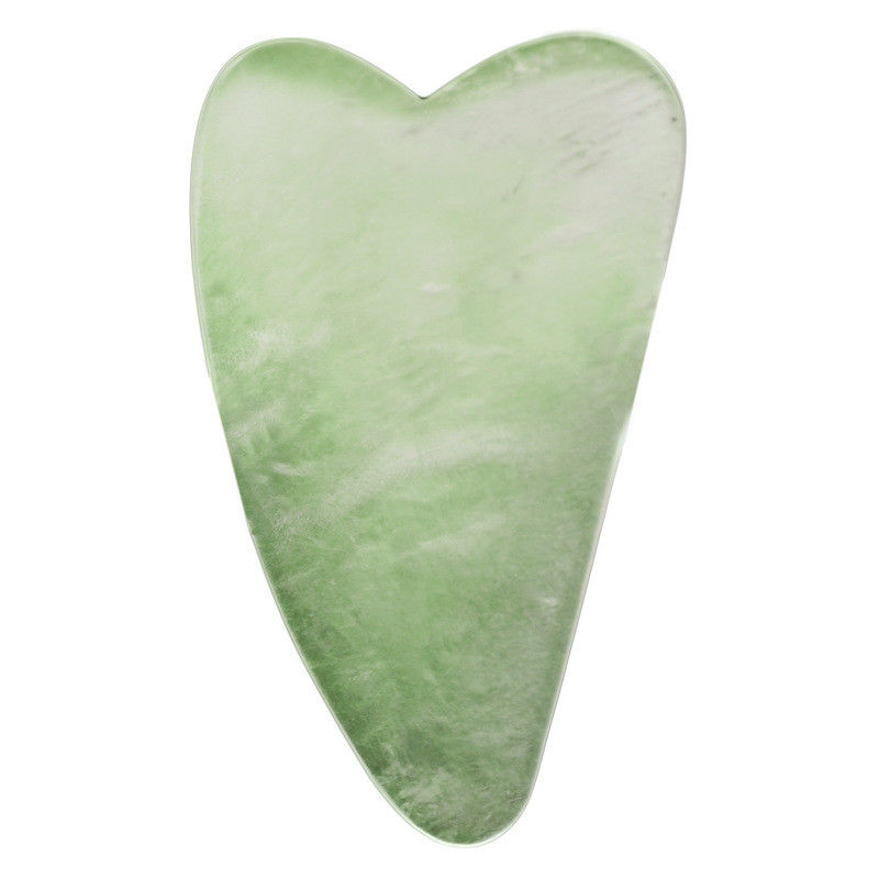 Facial Cleansing Thin Xiuyan Jade Gua Sha Board Guasha Face Body Massage Tool For Full-body Muscle Massage in Beauty Salon