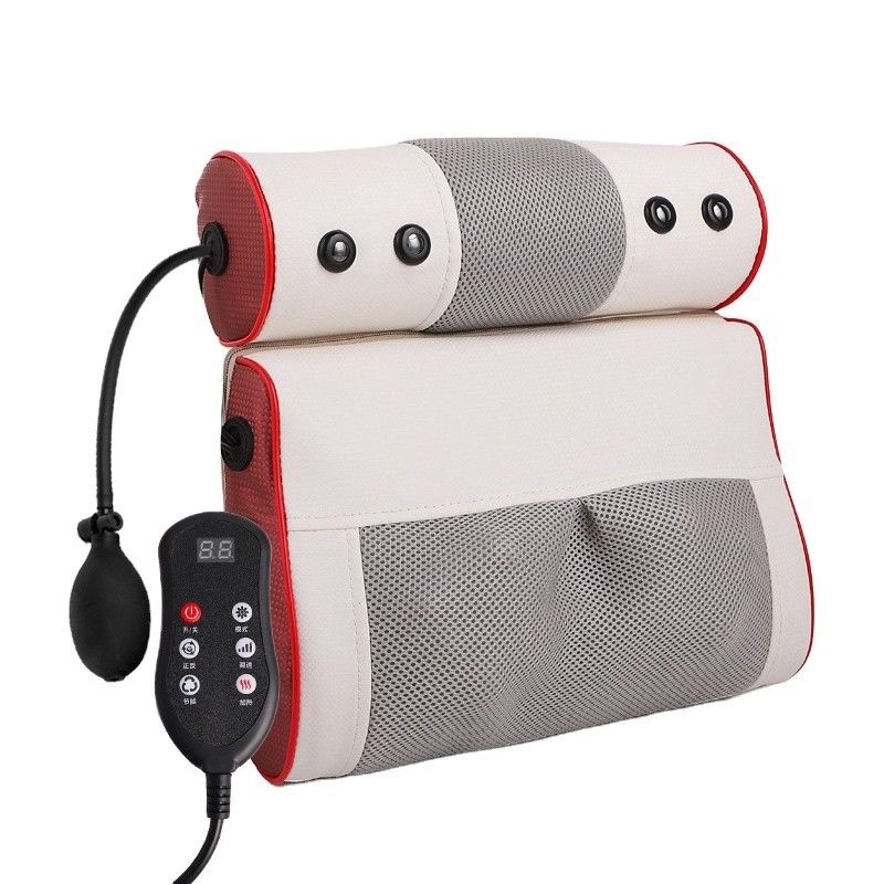 Massage Equipment 2 In 1 Multifunctional Heating Kneading Cervical Spine Car Electric Shiatsu Neck Back Massage Pillow