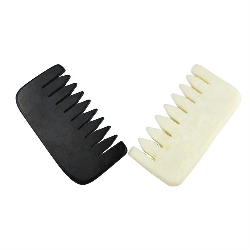 Xiuyan Jade Comb Median Scraping Massage Comb for Muscle Massage and Natural Jade Stone Guasha Scalp Comb