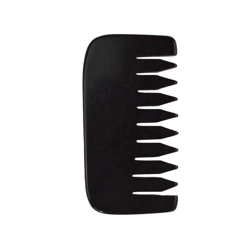 Logo Customized Logo Availabled Black Bianstone Head Jade Gua Sha Stone Comb for Skin Massager