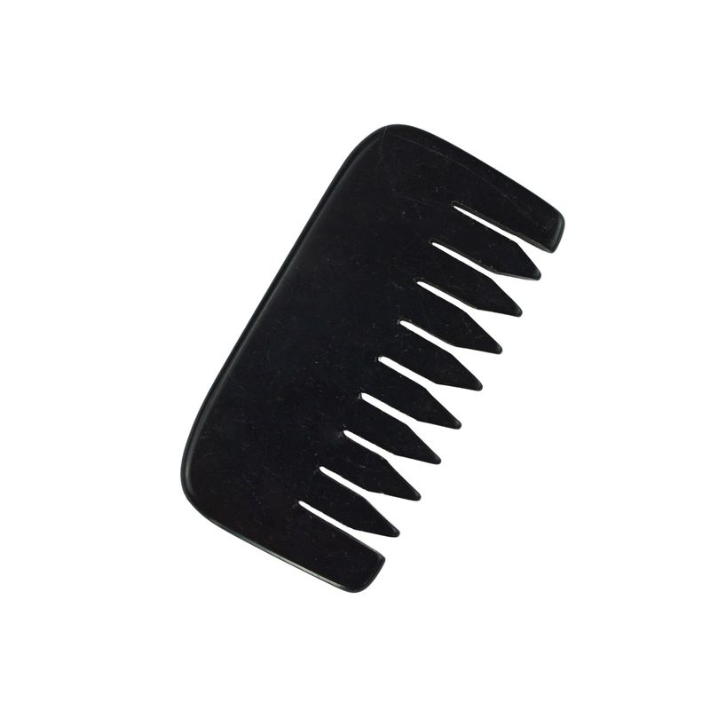 2024 Mini Natural Black Bian Stone Gua Sha Hair Scalp Massage Comb for Face Body Scrapper Massager Tool