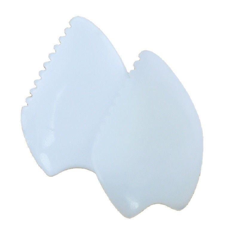 Face Massage Afghan White Jade Gua Sha Stone Natural Jade Stone Guasha Scraping Tool Best Sellers Body Massage Equipment