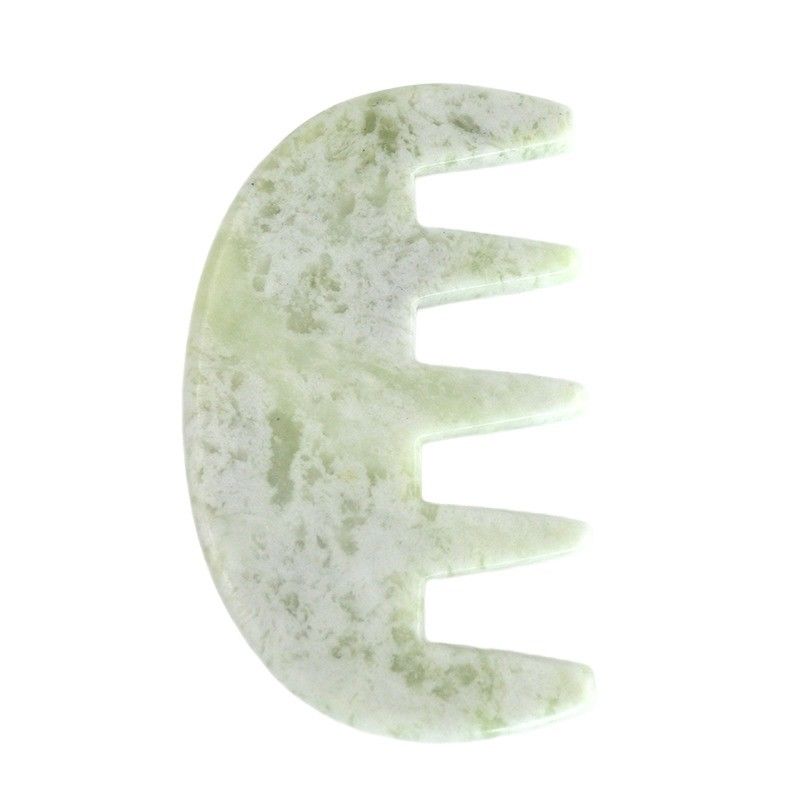 Muscle Massage 100% Natural Xiuyan Jade Gua Sha Scraping Comb Guasha Stone Facial Body Spa Massage Skin Care Beauty Tool