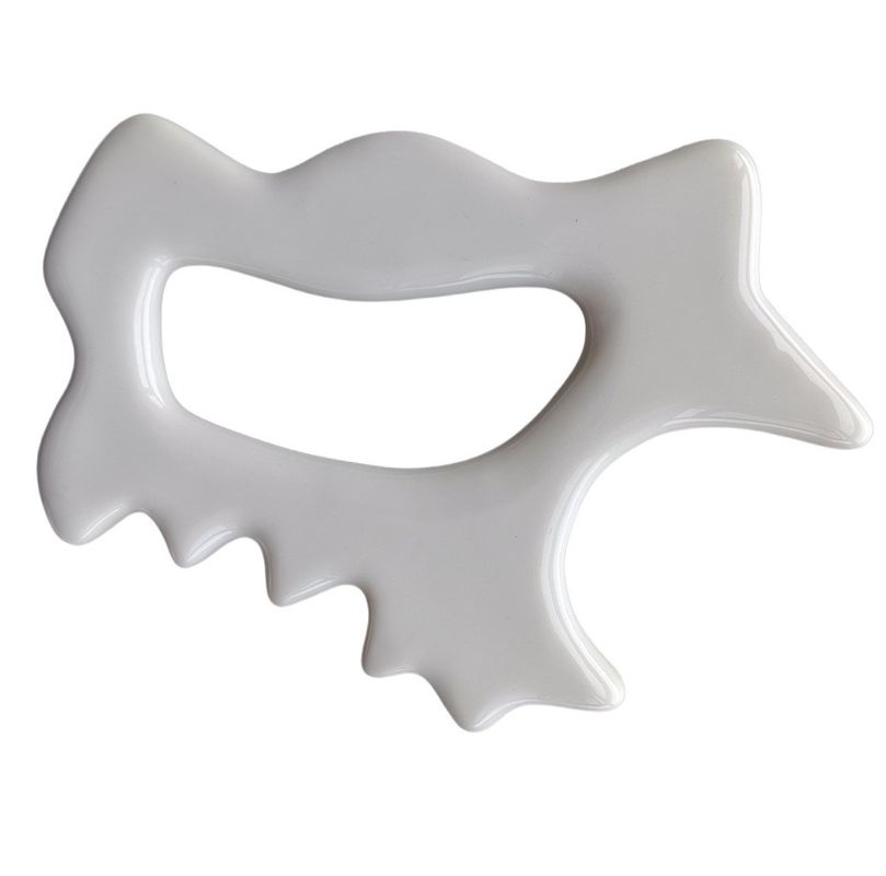Body and Facial Massager for 2024 Ceramic Gua Sha Tool Guasha Stone Self Skin Care Spa Face Lifting Body Slimming Scraper