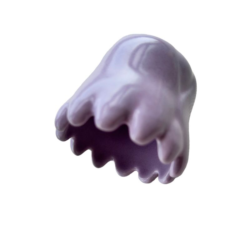 Customized Logo Availabled 2024 Handmade Ceramic Gua Sha Scalp Massager for Body Head Face Health Care and Scraping Tool