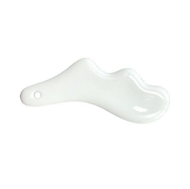Customized Logo Availabled Cloud Shape Ceramic Gua Sha Stone for Facial Lifting Beauty Equipment
