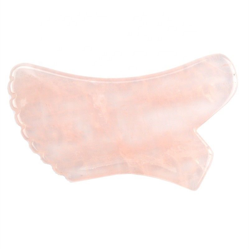 Facial Massager 2024 Rose Quartz Gua Sha Stone for Body Self Skin Care and Body Massage Equipment Properties