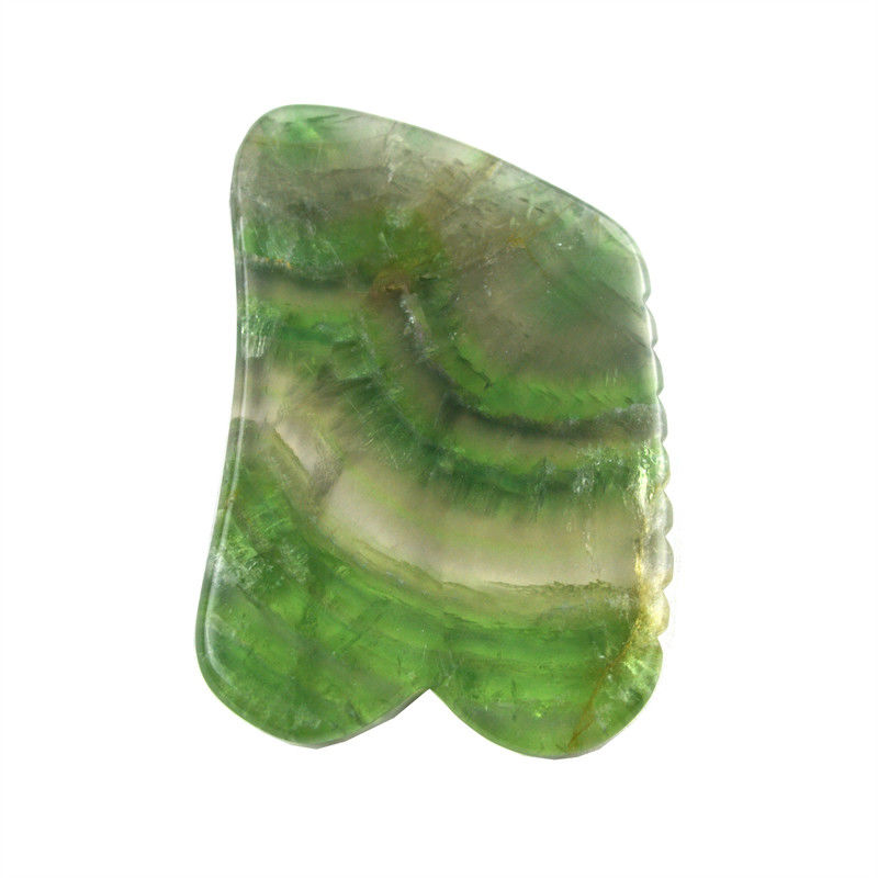 Natural Rainbow Fluorite Gua Sha Board for Body and Facial Massage Stone Skin Care Facial Beauty Massage Tool