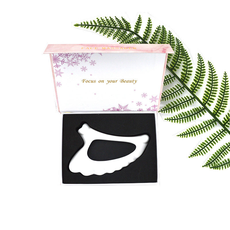 Massage Tools 2024 Wing Shape Ceramic Gua Sha Hand Held Massager for Body Massager Lymphatic Drainage and Anti Aging Tool