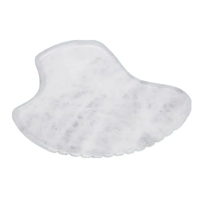 Self Skin Care Tool White Jade Gua Sha Scraping Massage Board for Body Massager Function 2024 Trending Product
