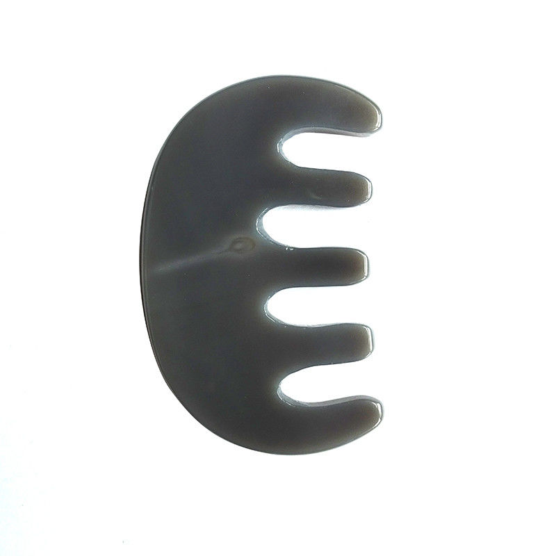 Experience the Benefits of Agate Gua Sha Comb Perfect for Head Massage and Beauty Care