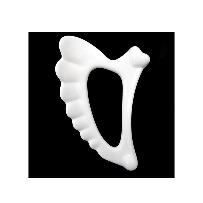 Face Therapy Ceramic Gua Sha Board Customized Logo for Facial Massage Tool Physical Therapy