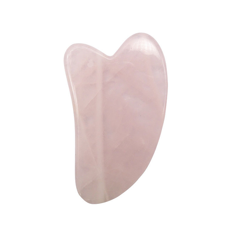 OEM/ODM Acceptable Rose Quartz Gua Sha Natural Jade Guasha Facial Tools for Body Face Neck and Eye Skin Care SPA Massage