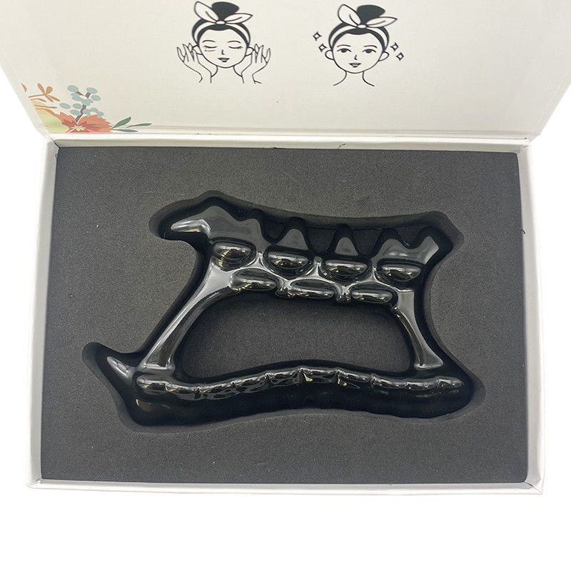 Massage Tool for Personal Health Care Black Ceramic Gua Sha Face and Body Therapy Beauty Skincare Equipment
