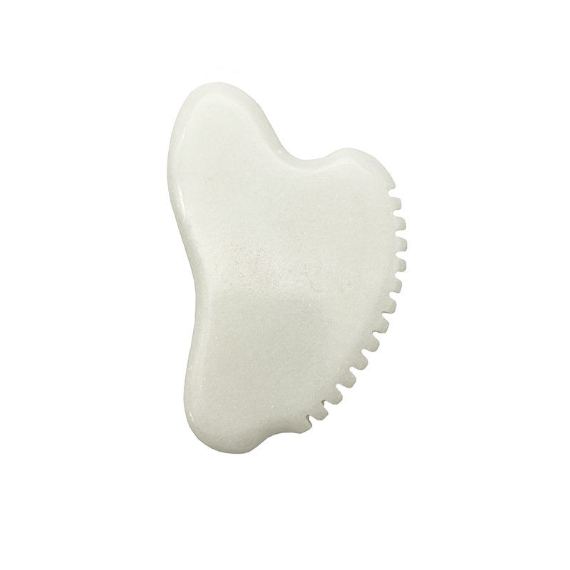 Portable Facial Massager Gua Sha Scraper Natural Jade Stone Skin Care Massager for Body Neck Back Beauty Health Eye SPA