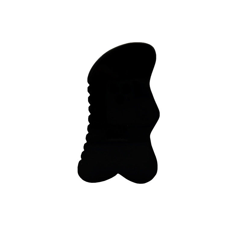 Facial Massager Obsidian Guasha Beautiful Massage Scraping Black Obsidian Face Massager Acupuncture Gua Sha Eye Face Board SPA Tool