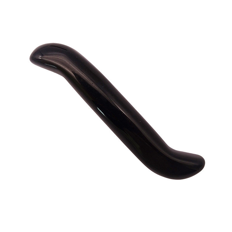 Natural Obsidian S-shape Massage Wand Crystal Healing Yoni Wand Massager Stick for Face and Body Rejuvenation