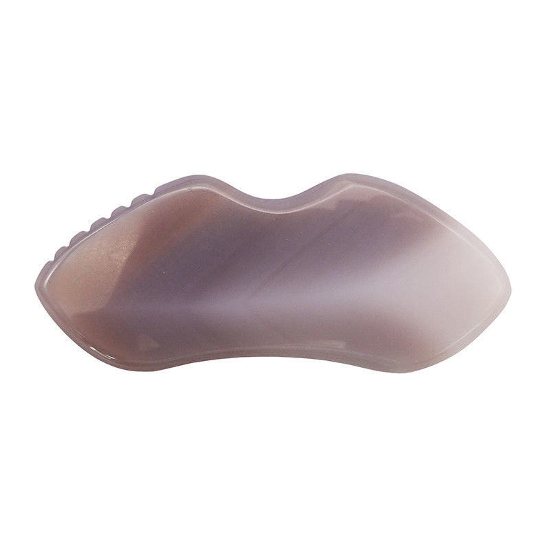 Natural Agate Gua Sha Board for Body Massage and Facial Treatment in SPA Acupuncture Therapy