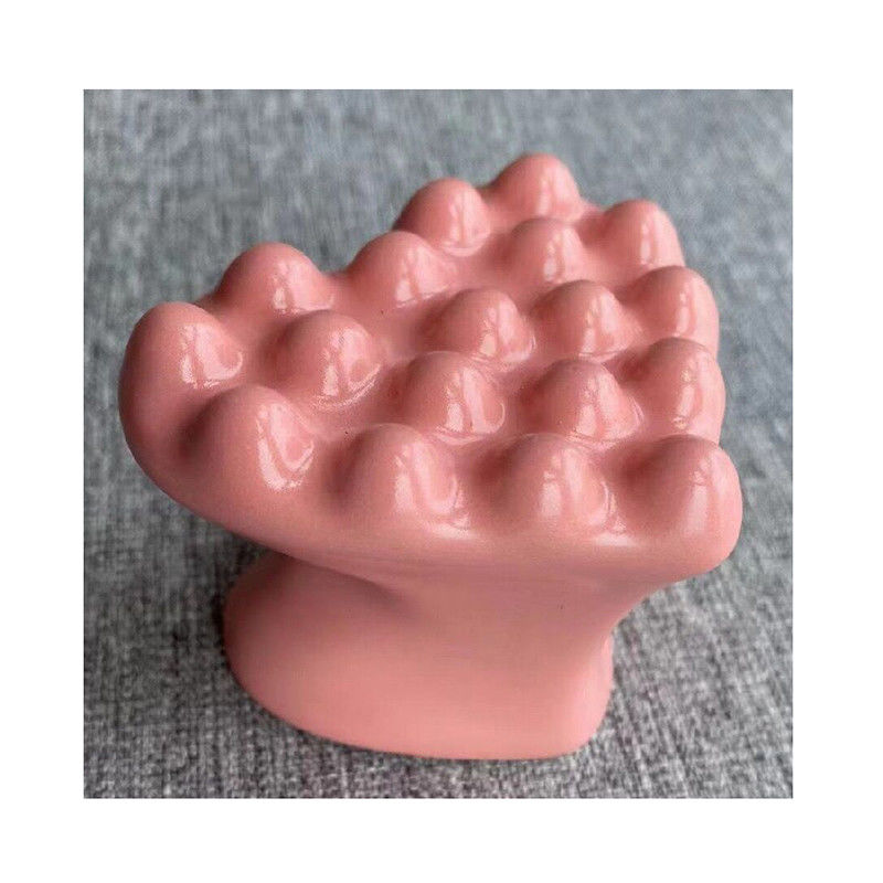 Customized Logo Pink 3d Heart Shaped Universal Ceramic Gua Sha Scraping Massage Tool for Eye Face Neck Skin Body Massager